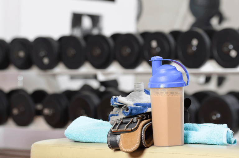 Refreshing protein shake for post-workout recovery.